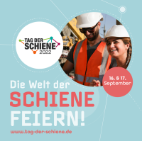 Der Tag der Schiene findet erstmals bundesweit am 16. und 17. September 2022 statt. © Allianz pro Schiene