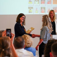 Notenbekanntgabe für die 32 Anwärterinnen und Antwärter